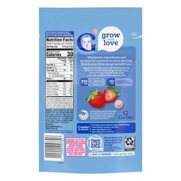 Gerber Snacks for Baby Yogurt Melts - Strawberry, 1 oz