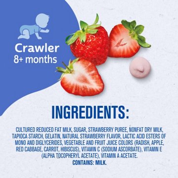 Gerber Snacks for Baby Yogurt Melts - Strawberry, 1 oz