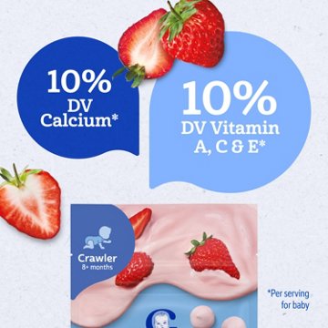 Gerber Snacks for Baby Yogurt Melts - Strawberry, 1 oz