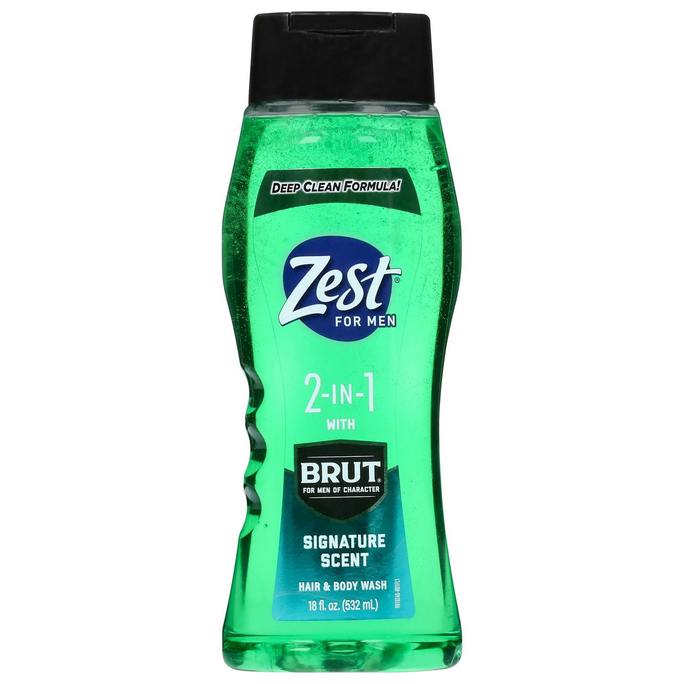 Zest For Men 2-in-1 Hair + Body Body Wash; image 1 of 3