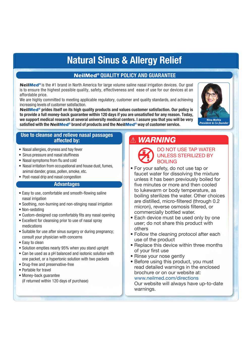 NeilMed Original Sinus Rinse Complete Kit; image 5 of 6