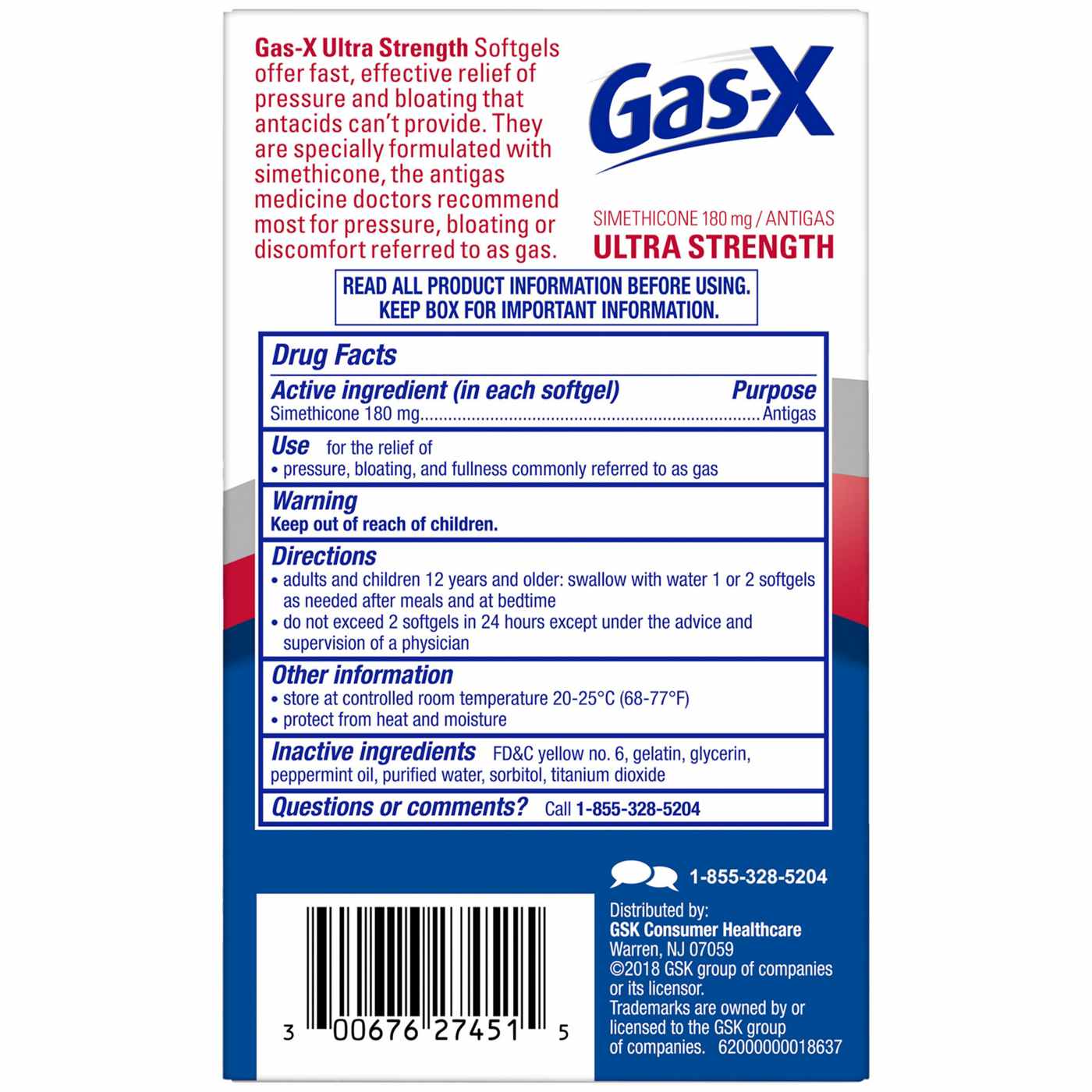 Gas-X Ultra Strength Softgels; image 4 of 9