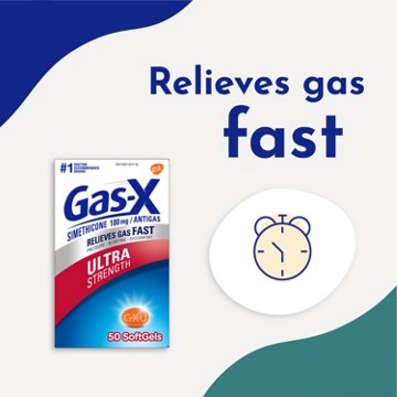 Gas-x Gas-X Ultra Strength Bloating Relief Gas Relief Softgels, 50 ct