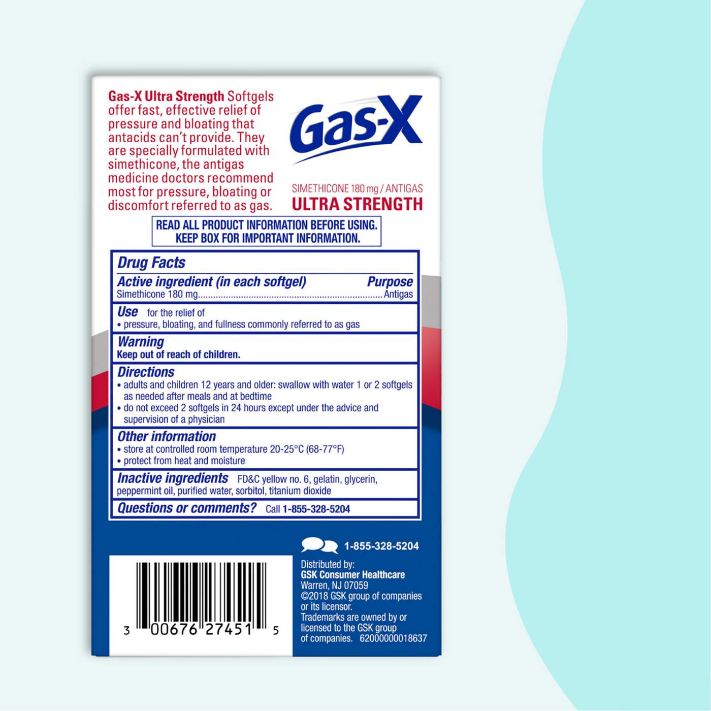 Gas-X Ultra Strength Softgels; image 7 of 9