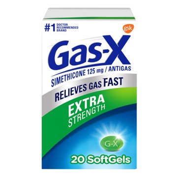 Gas-x Extra Strength Gas Relief Softgels with Simethicone 125 mg