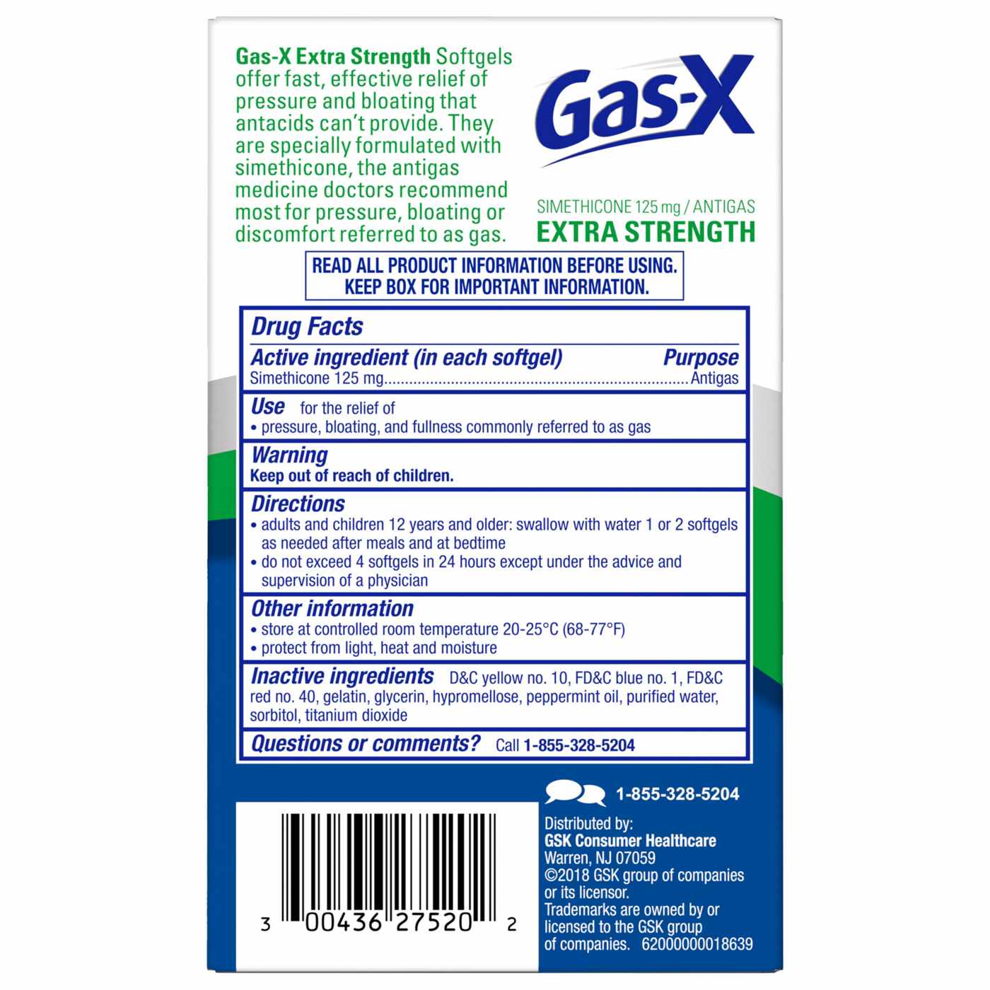 Gas-X Extra Strength Gas Relief Softgels - Shop Digestion & nausea at H-E-B