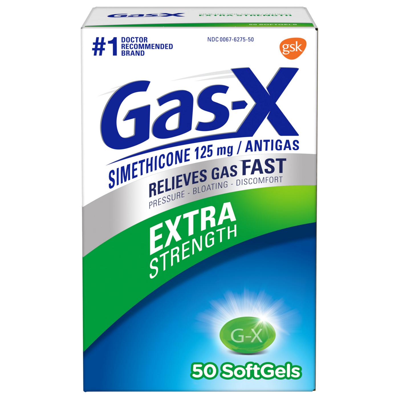 Gas-X Extra Strength 125 mg Softgels; image 1 of 6