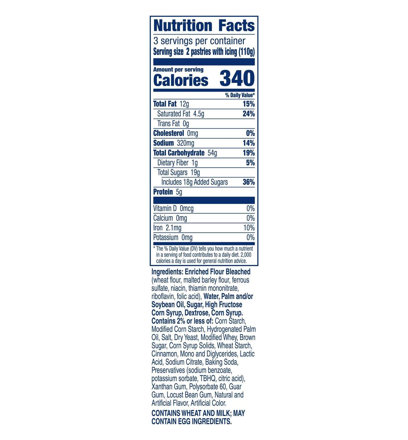 Pillsbury Toaster Strudel Frozen Pastries - Cinnamon Roll; image 5 of 6