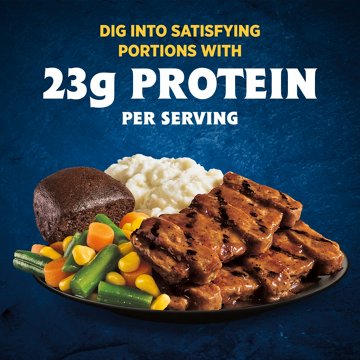 Hungry-Man Boneless Rib Shaped Pork Patties Frozen Meal