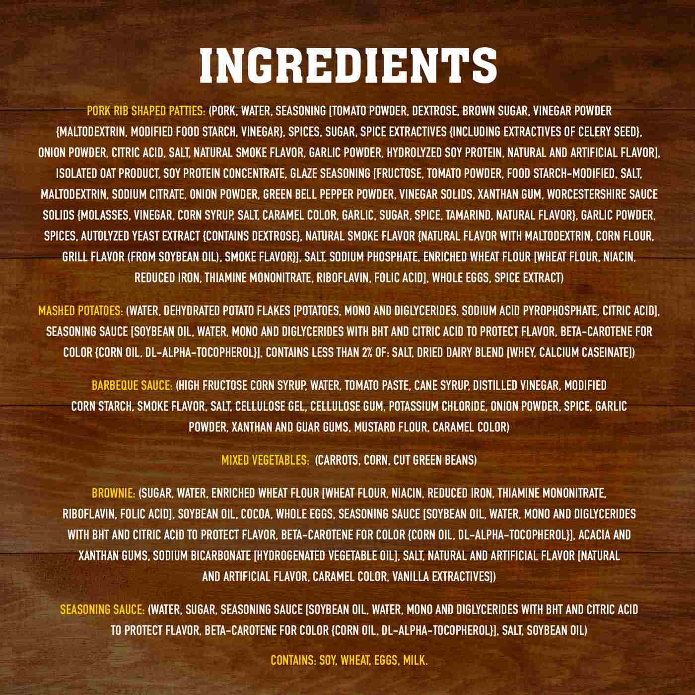 Hungry-Man Boneless Pork Patties Frozen Meal; image 7 of 7