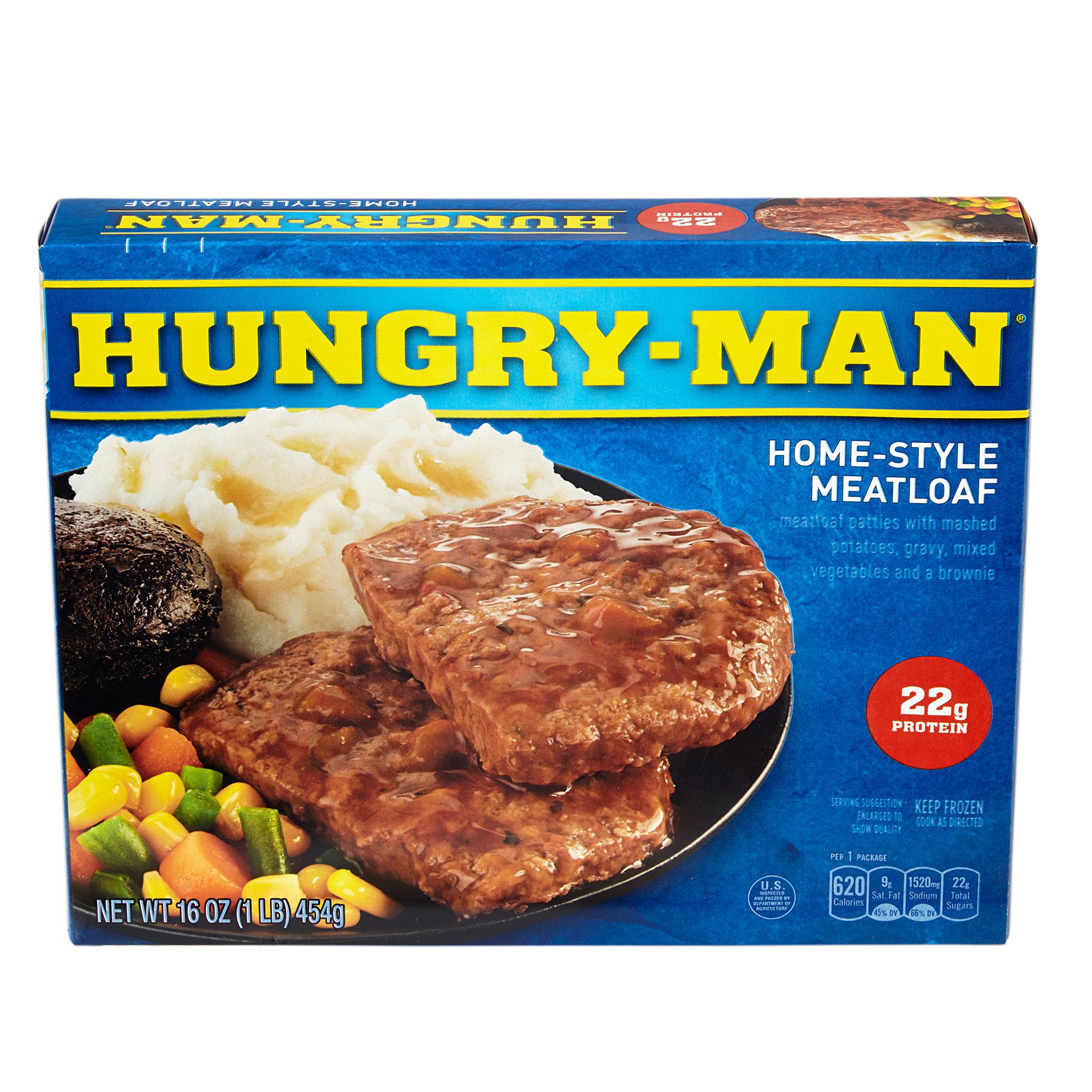 Hungry Man HomeStyle Meatloaf Shop Meals & Sides at HEB