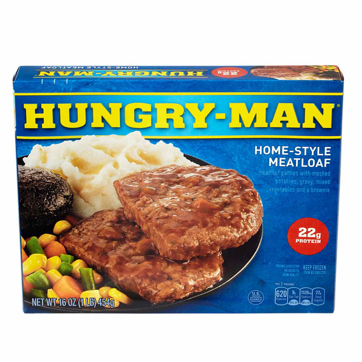 Hungry-Man Homestyle Meatloaf Frozen Meal; image 1 of 4