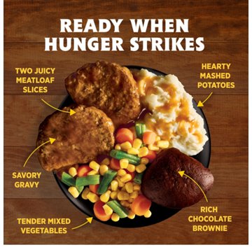 Hungry-Man Home-Style Meatloaf Frozen Meal