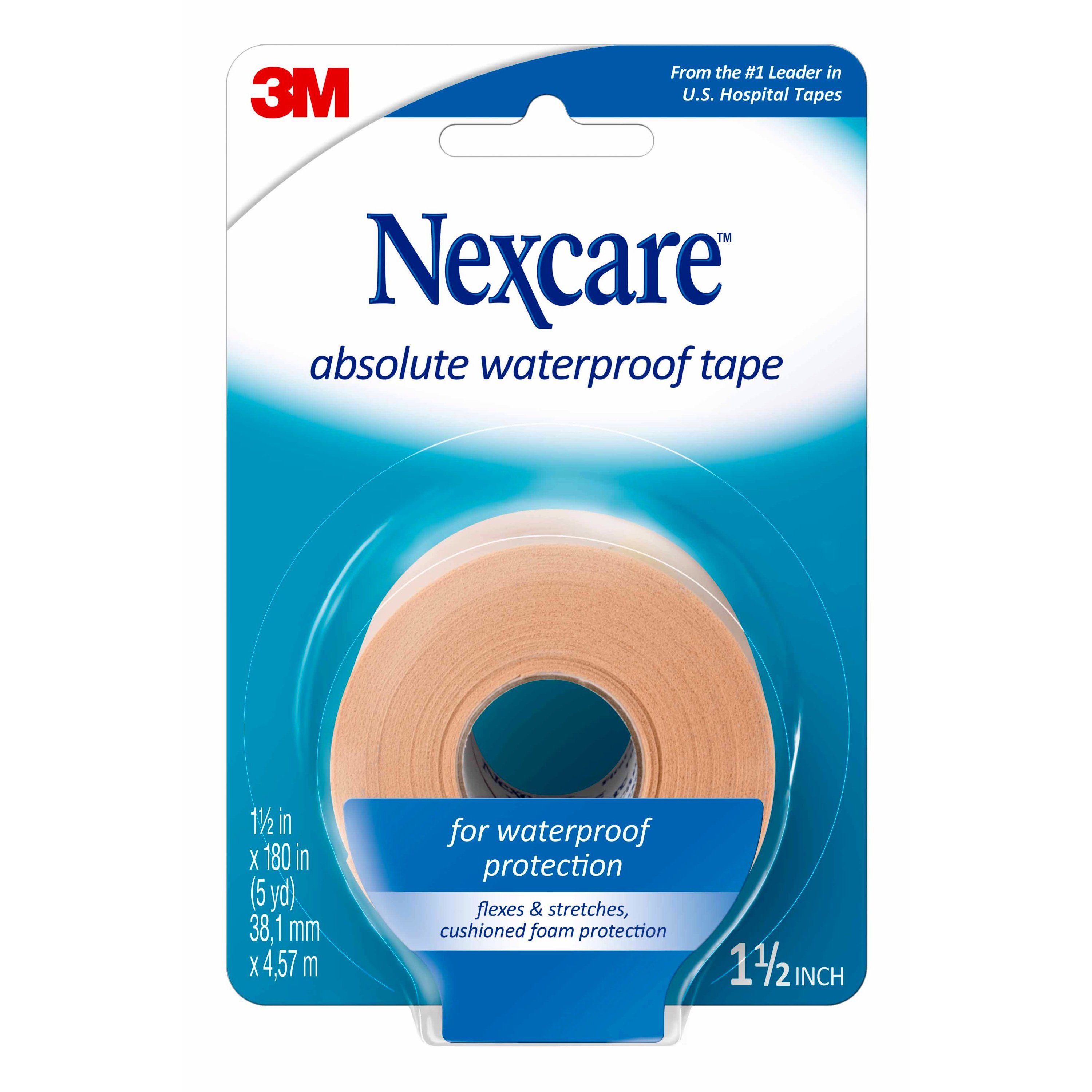 Nexcare First Aid 1 1/2 Inch Absolute Waterproof Wide Tape Shop