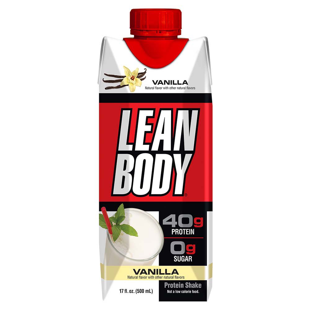 Labrada Lean Body Vanilla Ice Cream HiProtein Milk Shake Shop Diet