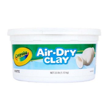 Crayola Air-Dry Clay - White, 2.5 lb