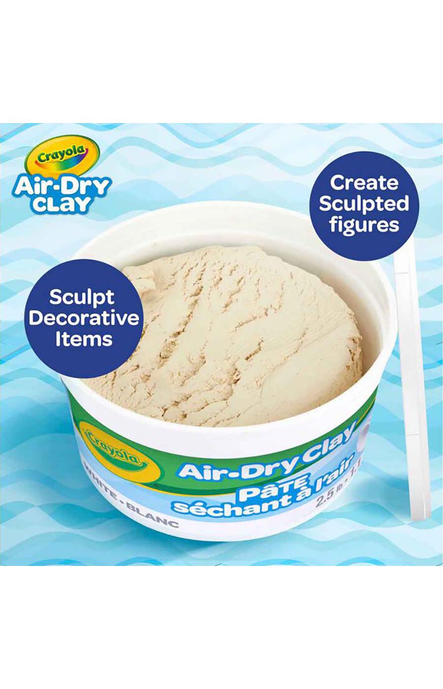 Crayola Air-Dry Clay - White; image 3 of 3