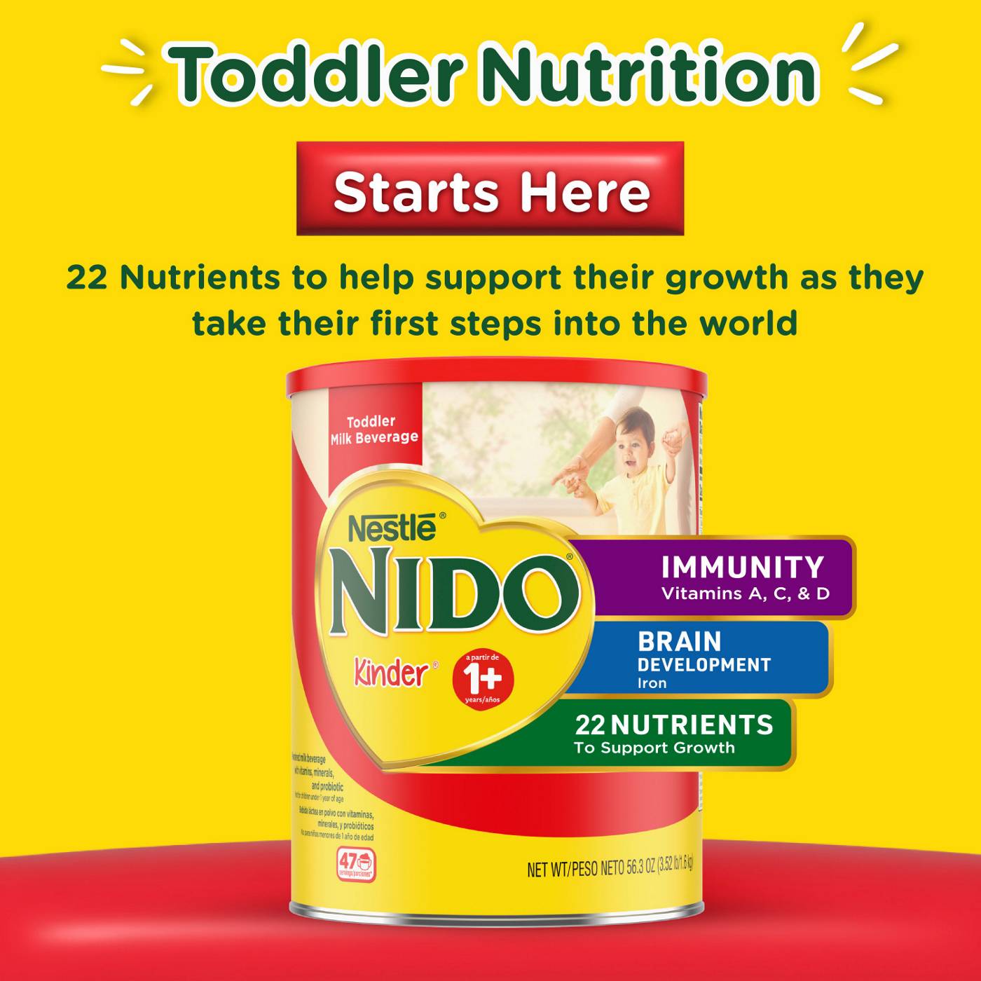 Nestle Nido Kinder 1+ Toddler Milk Beverage; image 8 of 8