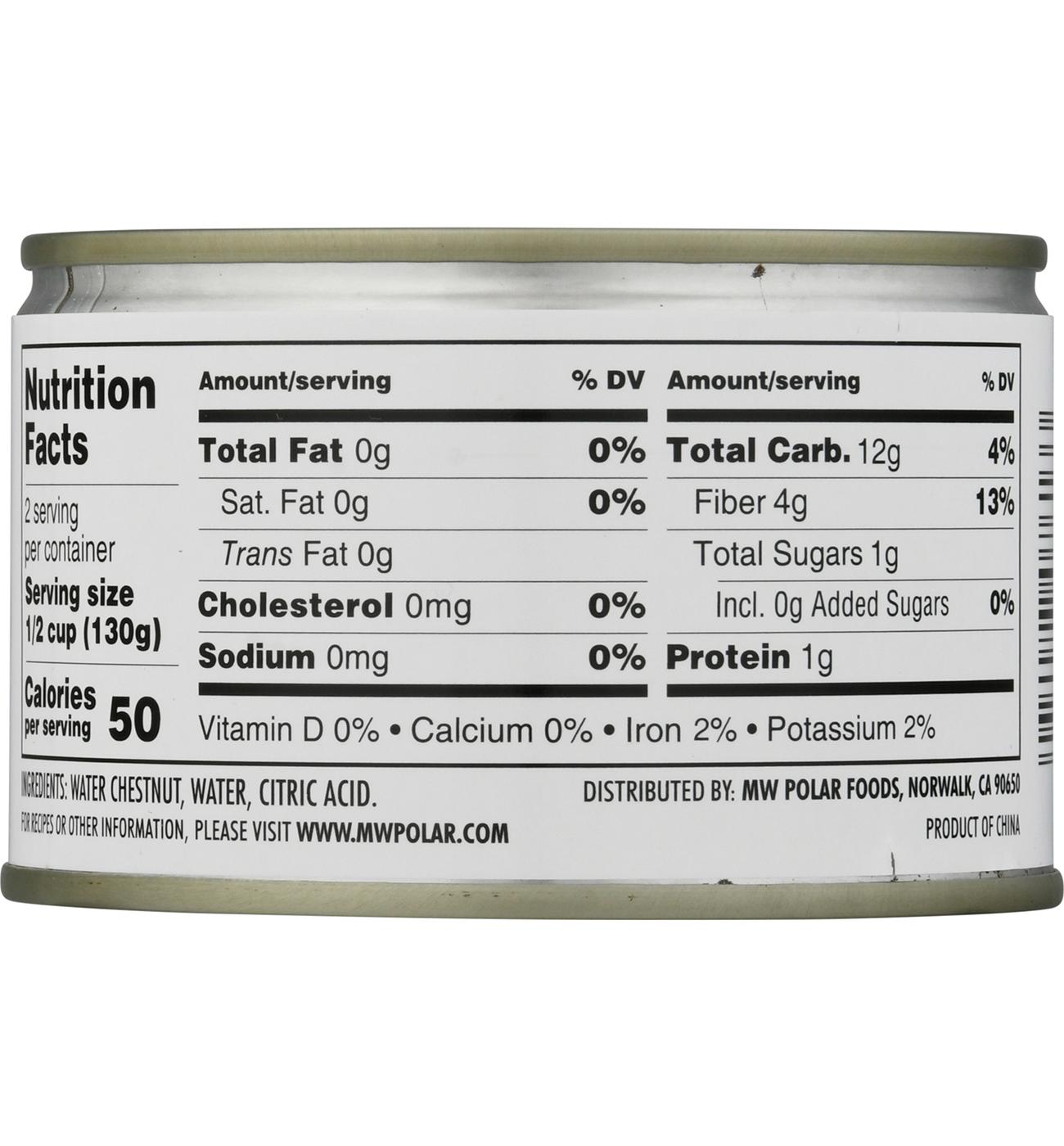 Polar Sliced Water Chestnuts; image 2 of 3