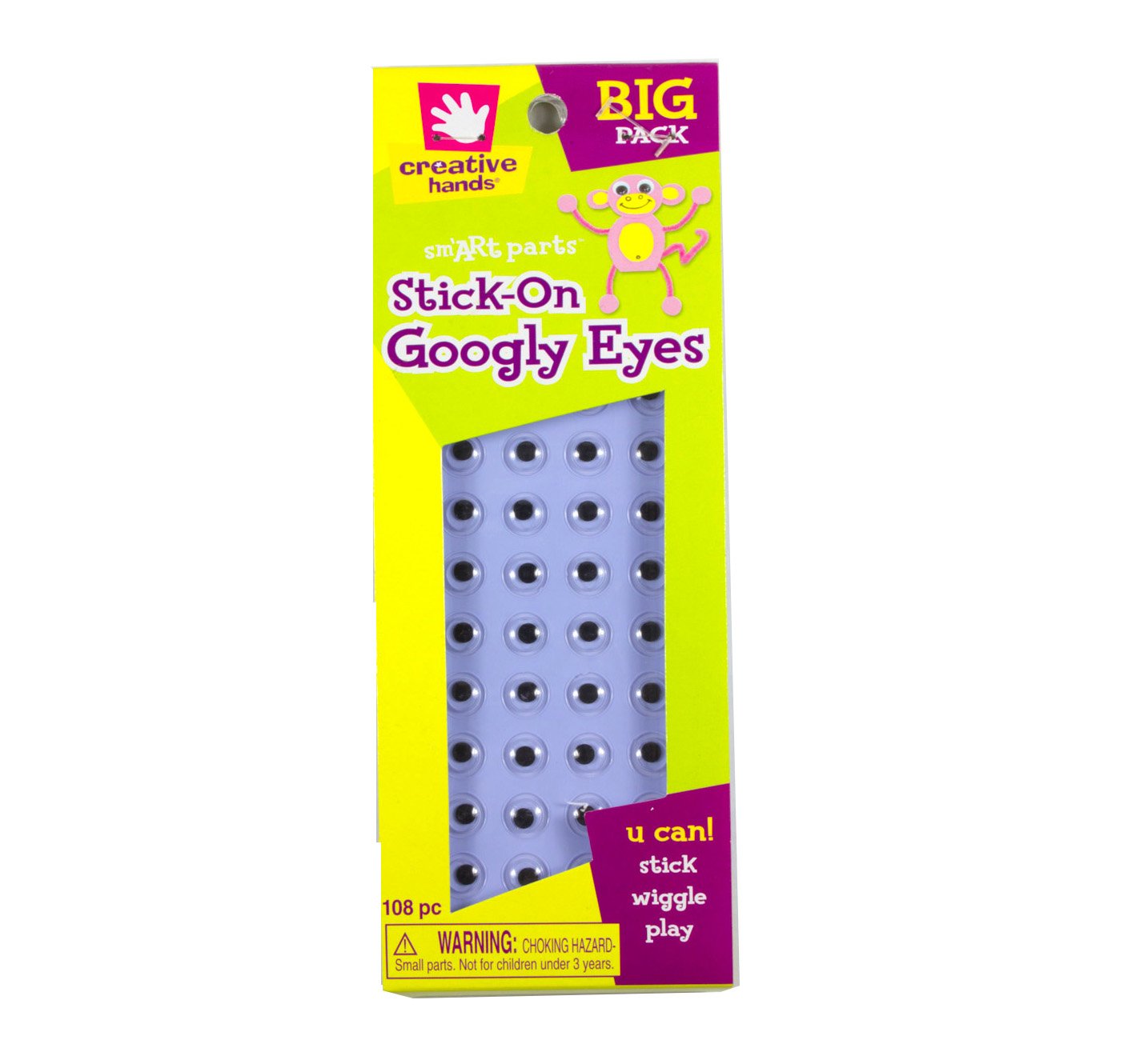 Creative Hands Stick-On Googly Eyes - Shop Craft Basics at H-E-B