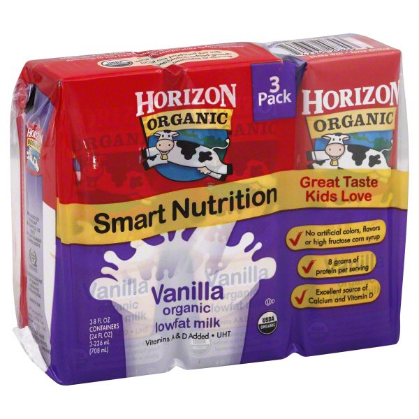 Horizon Organic Vanilla Organic Lowfat Milk Shop Milk at HEB