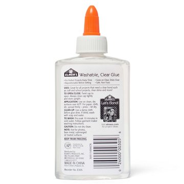 Elmer's Washable School Glue -Clear, 5 oz