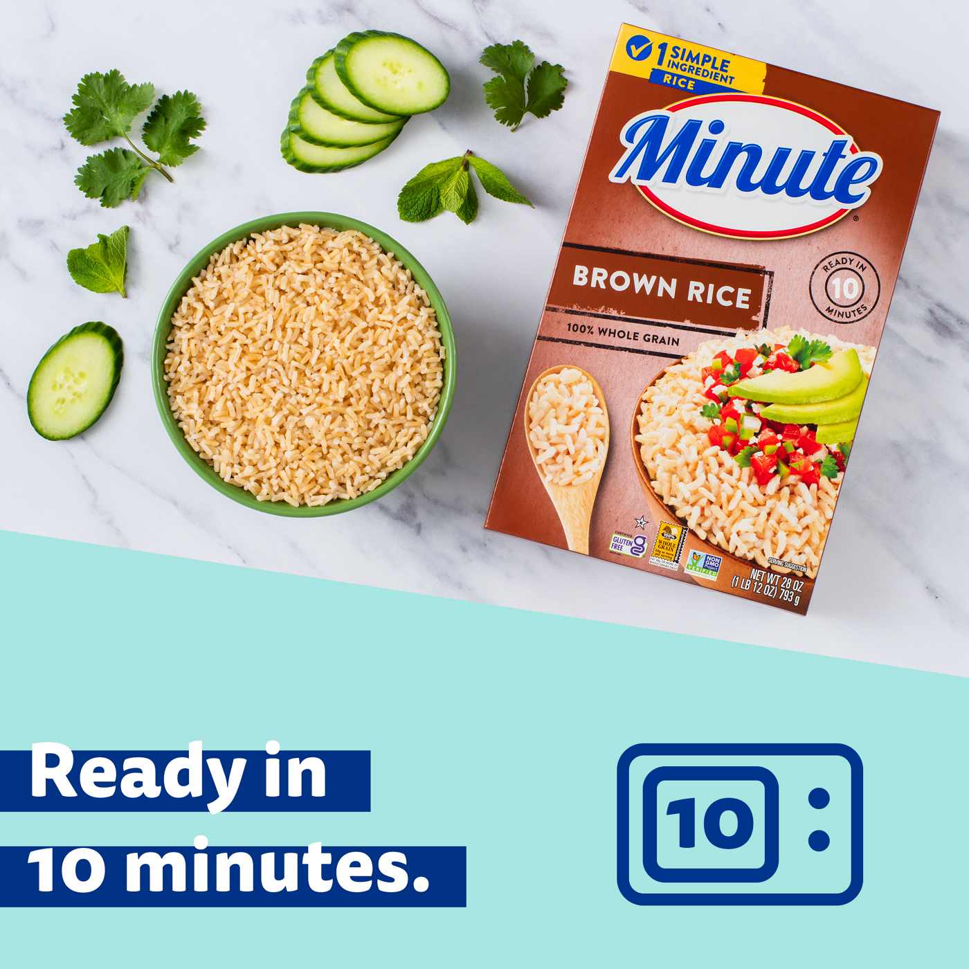 Minute Instant Brown Rice; image 2 of 6