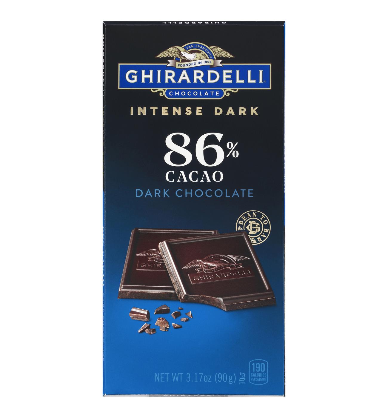 Ghirardelli Intense Dark 86% Cacao Dark Chocolate Bar; image 1 of 4