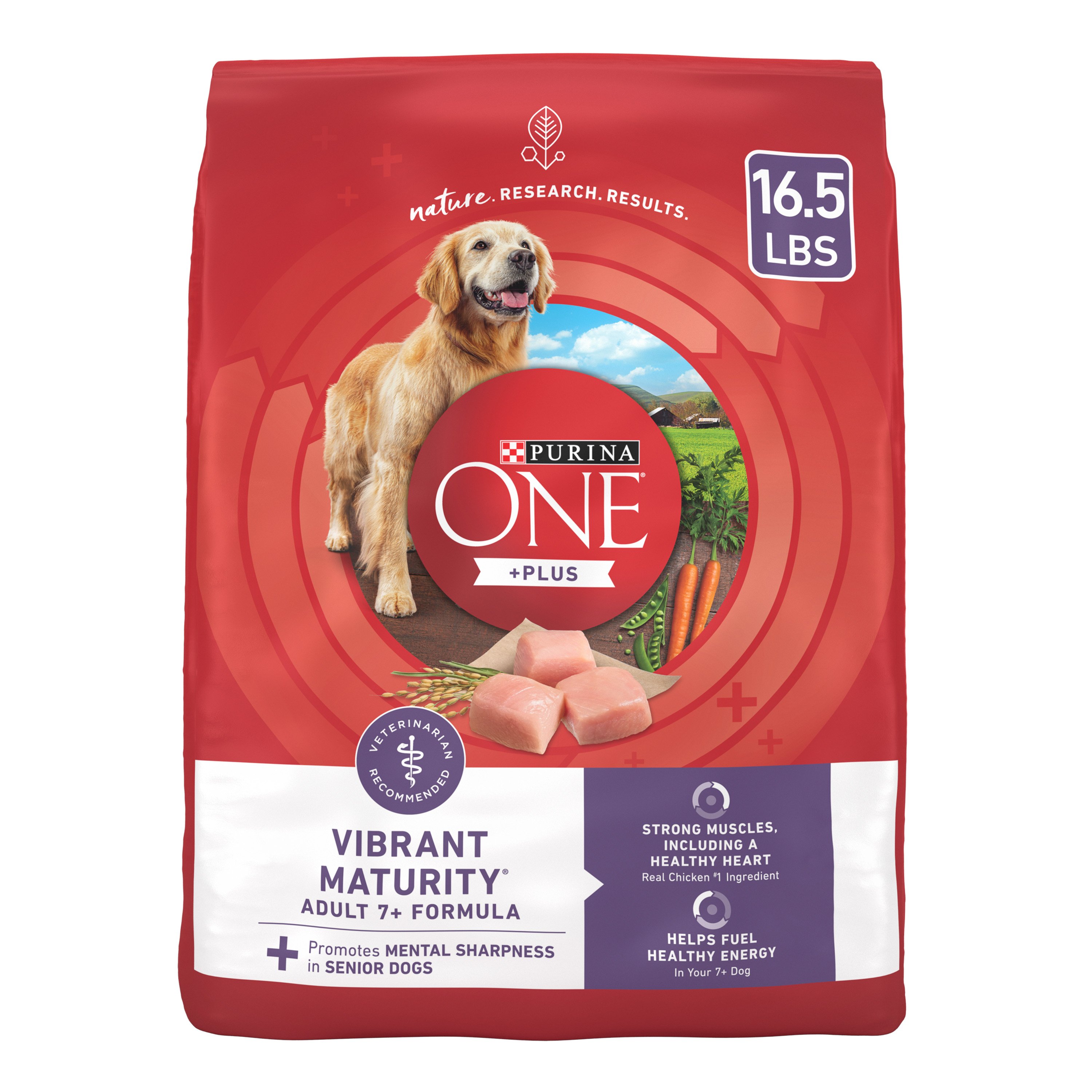 Purina ONE SmartBlend Vibrant Maturity 7 Dry Dog Food Shop