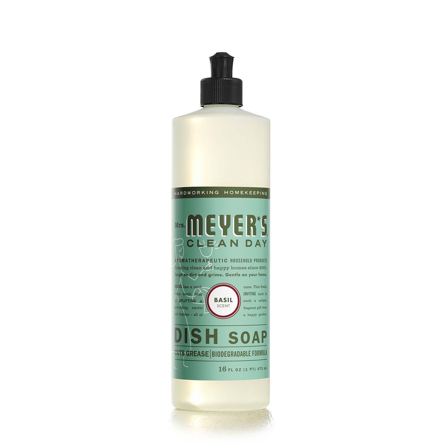 Mrs. Meyer's Clean Day Basil Scent Dish Soap Shop Dish Soap