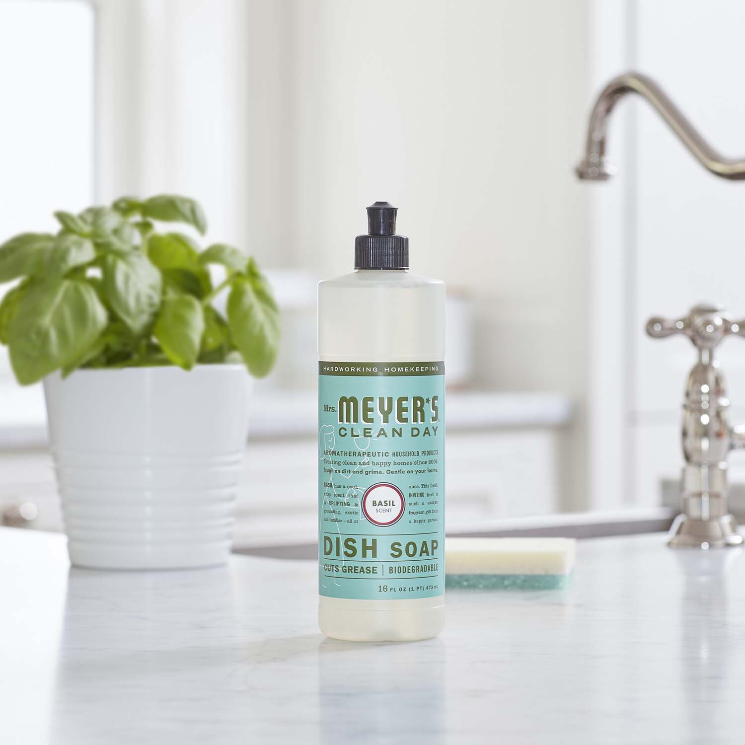 Mrs. Meyer s Clean Day Basil Scent Dish Soap Shop Dish Soap