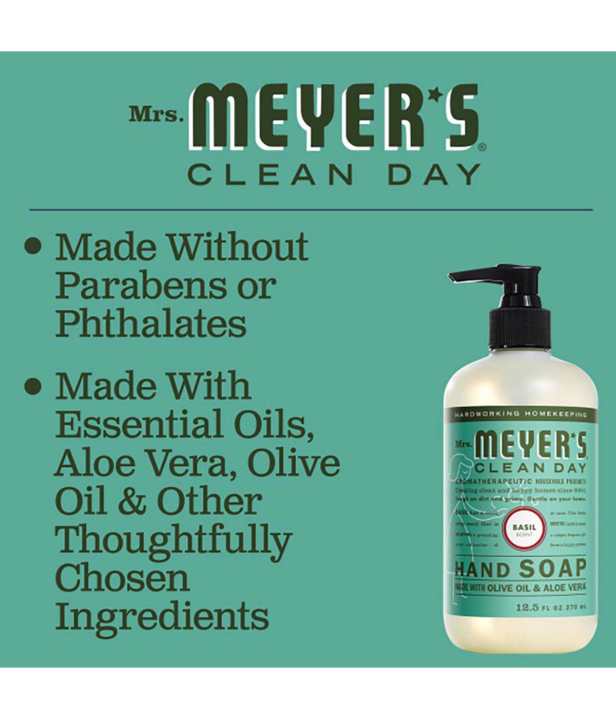 Mrs. Meyer's Clean Day Basil Scent Liquid Hand Soap; image 5 of 6