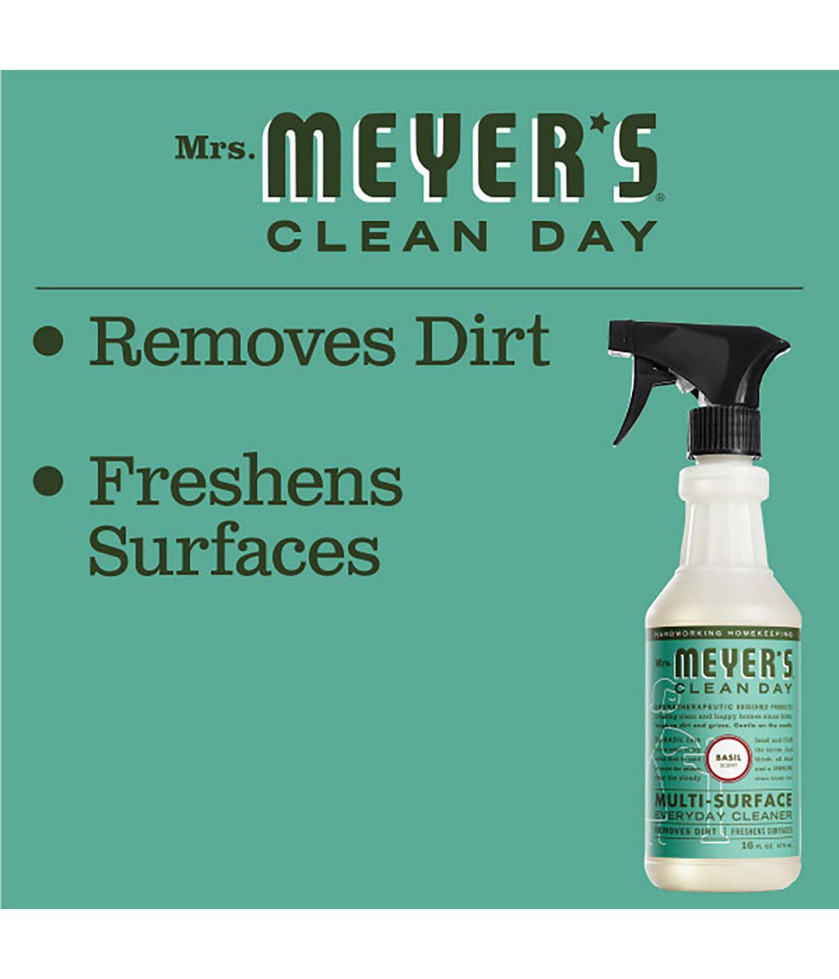 Mrs. Meyer's Clean Day Basil Scent Multi Surface Cleaner Spray; image 4 of 6