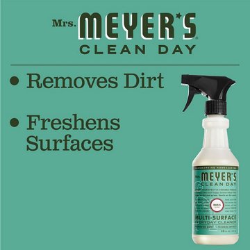 Mrs. Meyer's Clean Day Basil Scent Multi Surface Cleaner Spray, 16 oz