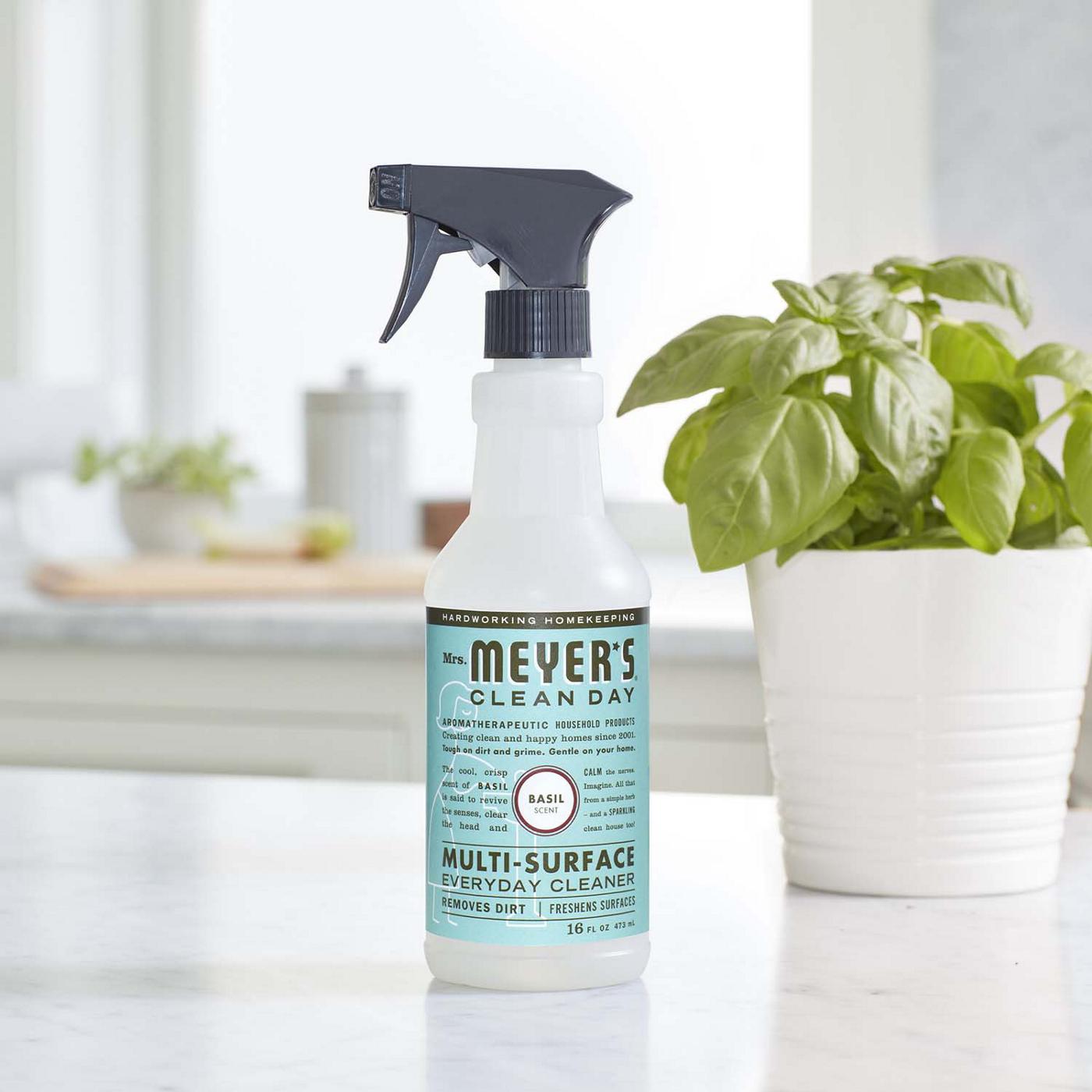 Mrs. Meyer's Clean Day Basil Scent Multi Surface Cleaner Spray; image 5 of 6