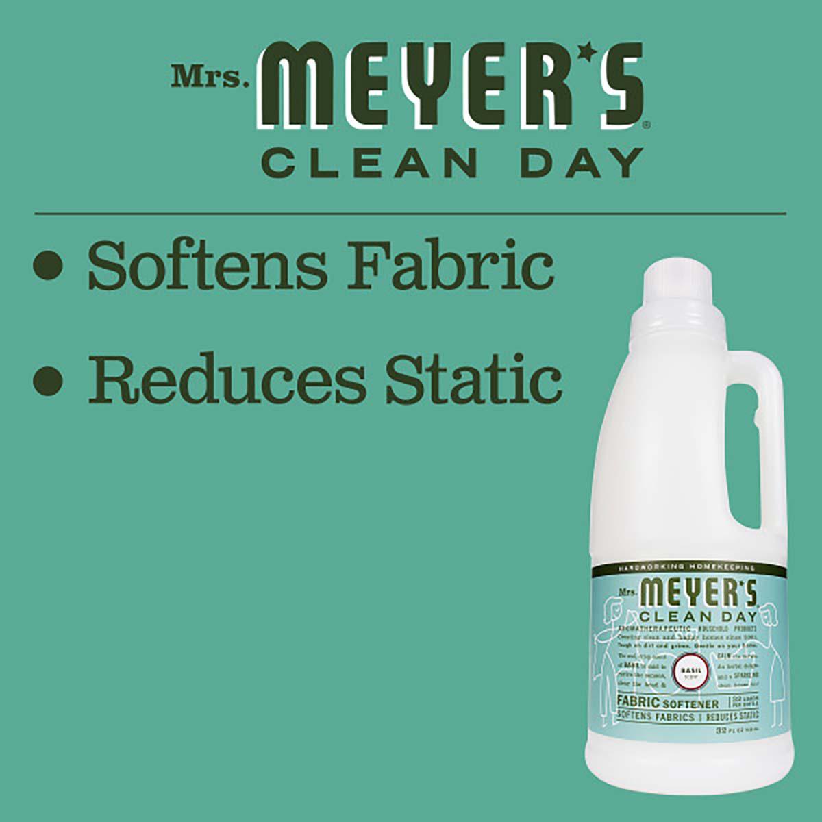 Mrs. Meyer's Clean Day Liquid Fabric Softener, 32 Loads - Basil; image 2 of 6