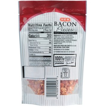 H-E-B 100% Real Crumbled Bacon Pieces, 2.5 oz