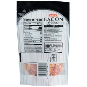 H-E-B 100% Real Crumbled Bacon Bits, 2.5 oz