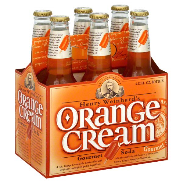 Henry's Orange Cream Gourmet Soda 12 Oz Bottles - Shop Soda At H-E-B