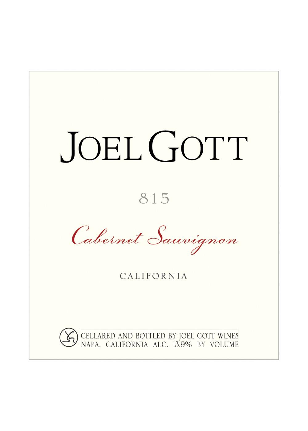 Joel Gott Cabernet Sauvignon Red Wine; image 2 of 4