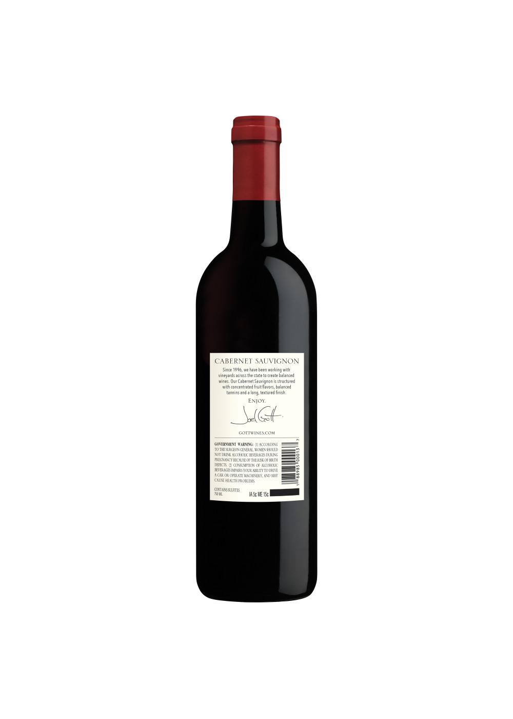 Joel Gott Cabernet Sauvignon California Red Wine; image 3 of 4