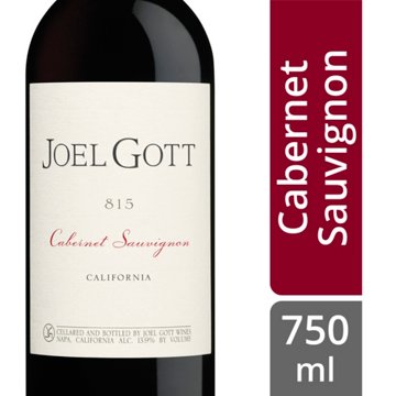 Joel Gott Cabernet Sauvignon California Red Wine, 750 mL