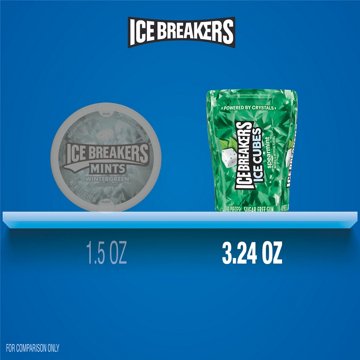 Ice Breakers Ice Cubes Spearmint Sugar Free Chewing Gum, 40 pc