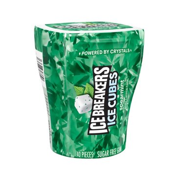 Ice Breakers Ice Cubes Spearmint Sugar Free Chewing Gum