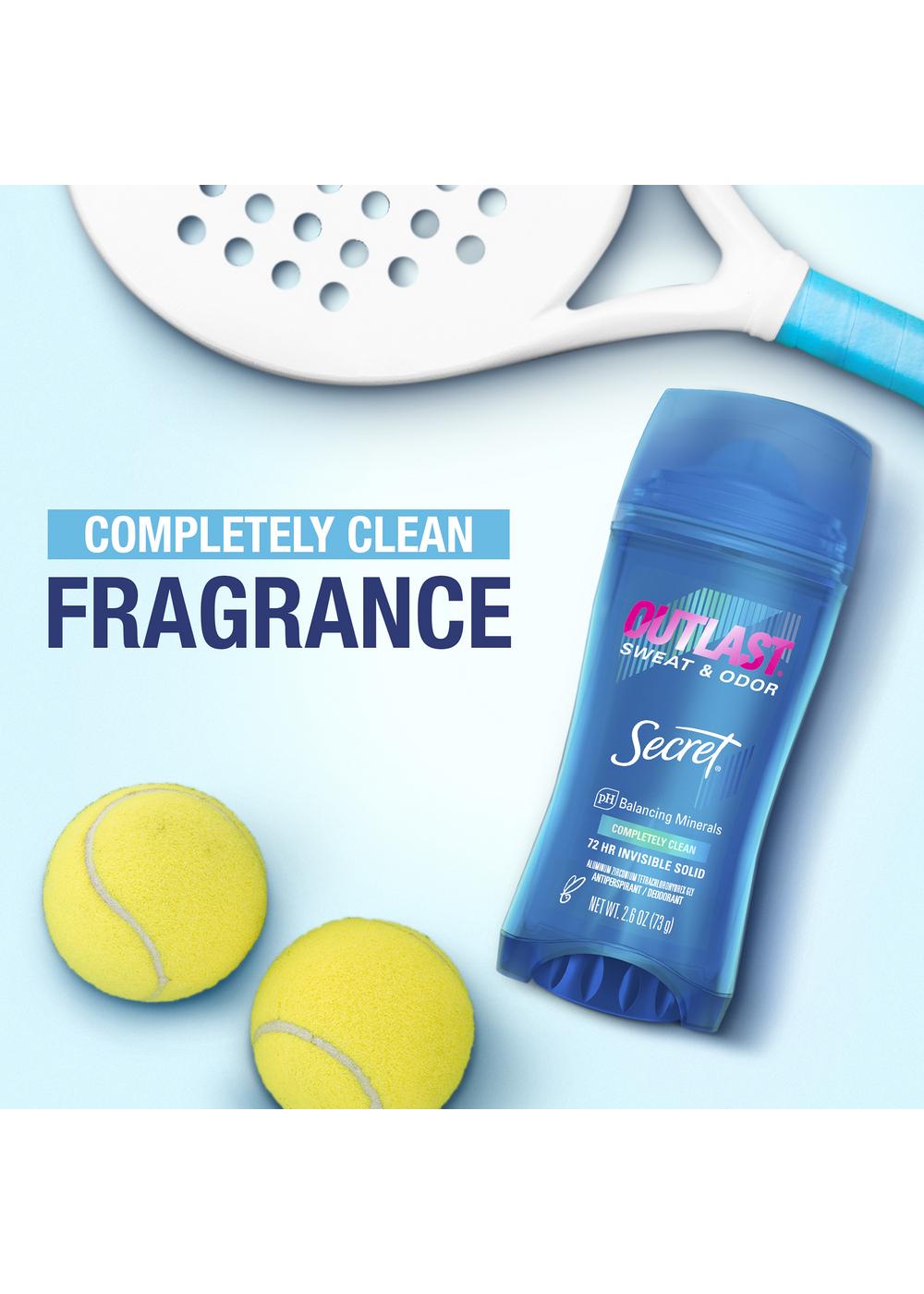 Secret Outlast 72 Hr Invisible Solid Antiperspirant Deodorant - Clean; image 3 of 7