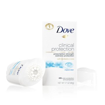 Dove Clinical Protection Antiperspirant Deodorant Original Clean, 1.7 oz
