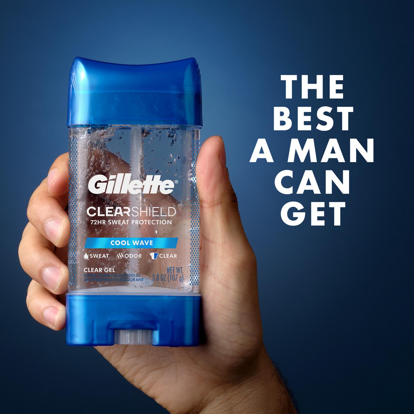 Gillette Clear Shield Gel Antiperspirant Deodorant - Cool Wave; image 10 of 10