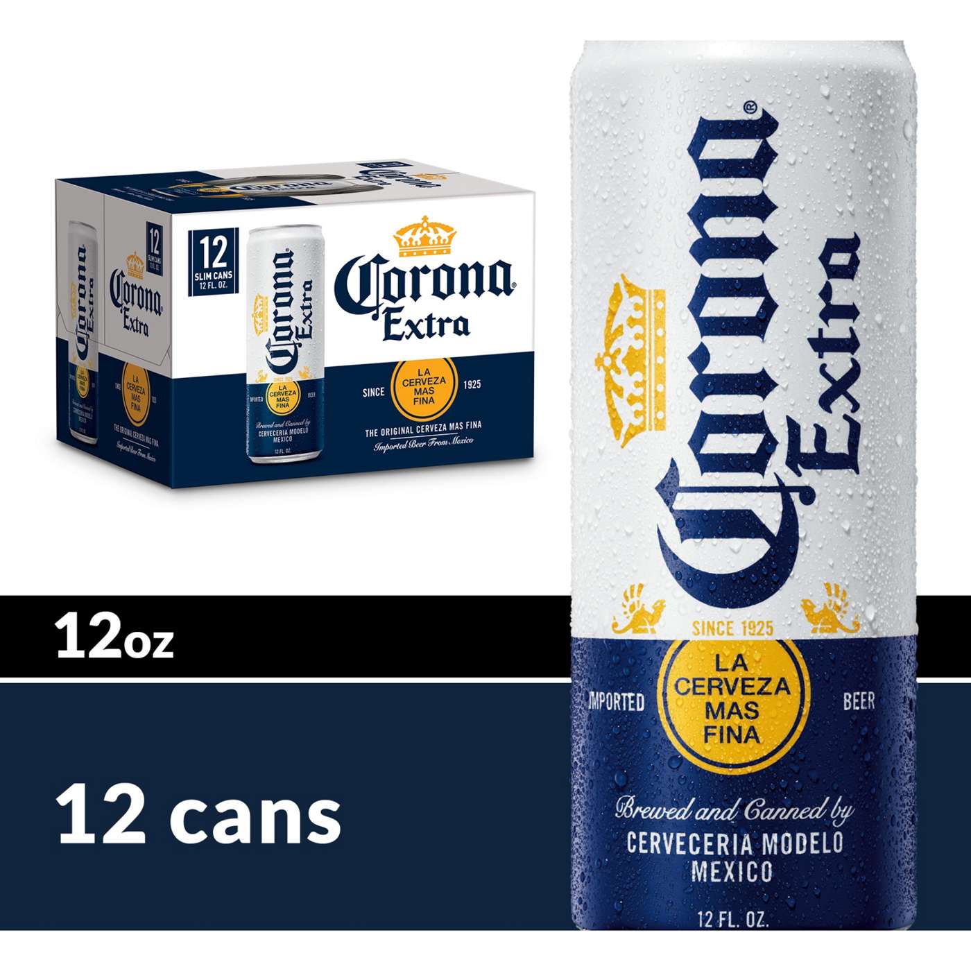Corona Extra Mexican Lager Import Beer 12 oz Cans, 12 pk; image 4 of 6