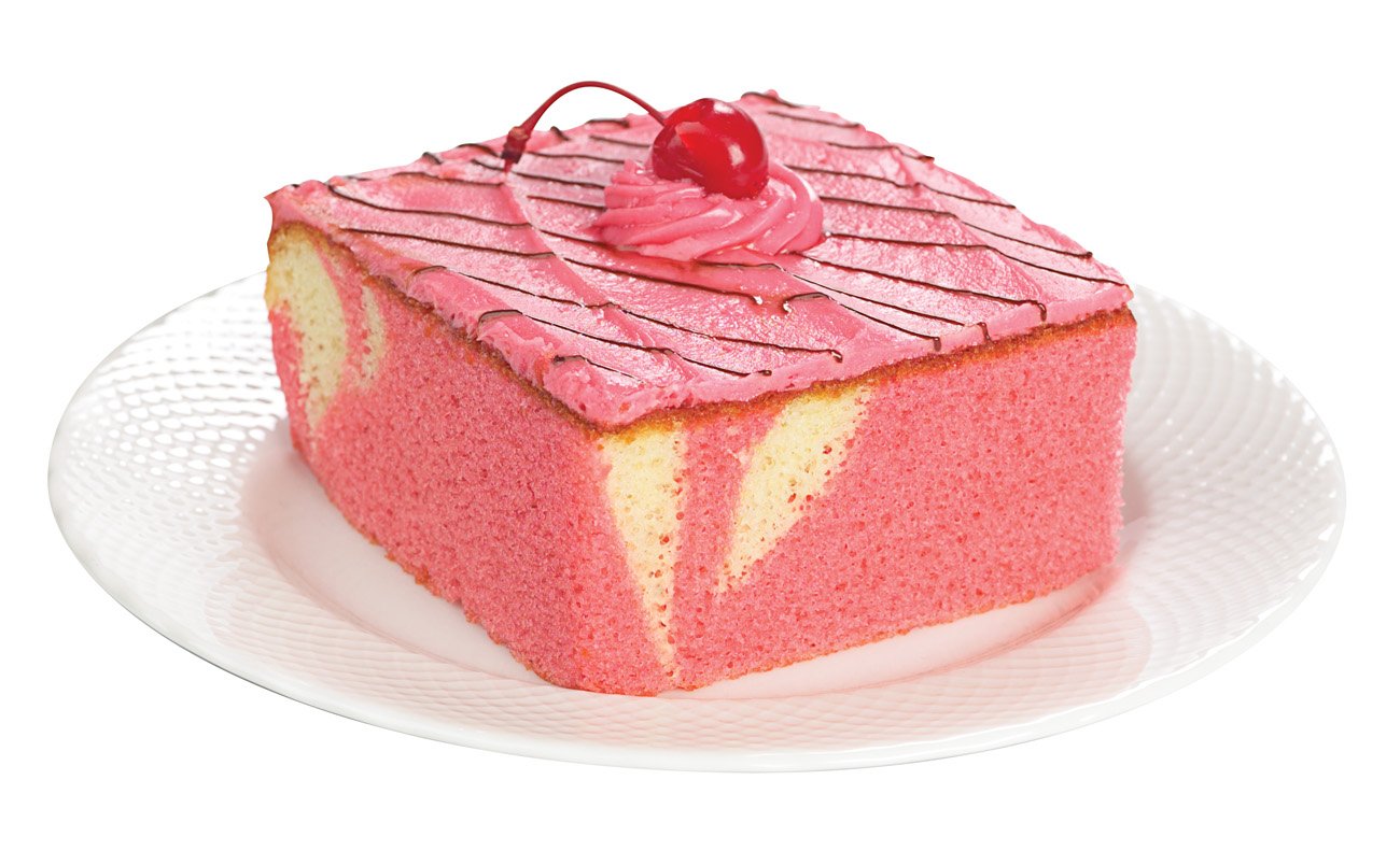 HEB Cherry Swirl Cake Slice with Cherry Buttercream Icing Shop