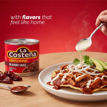 La Costena Chipotle Peppers in Adobo Sauce, 12 oz